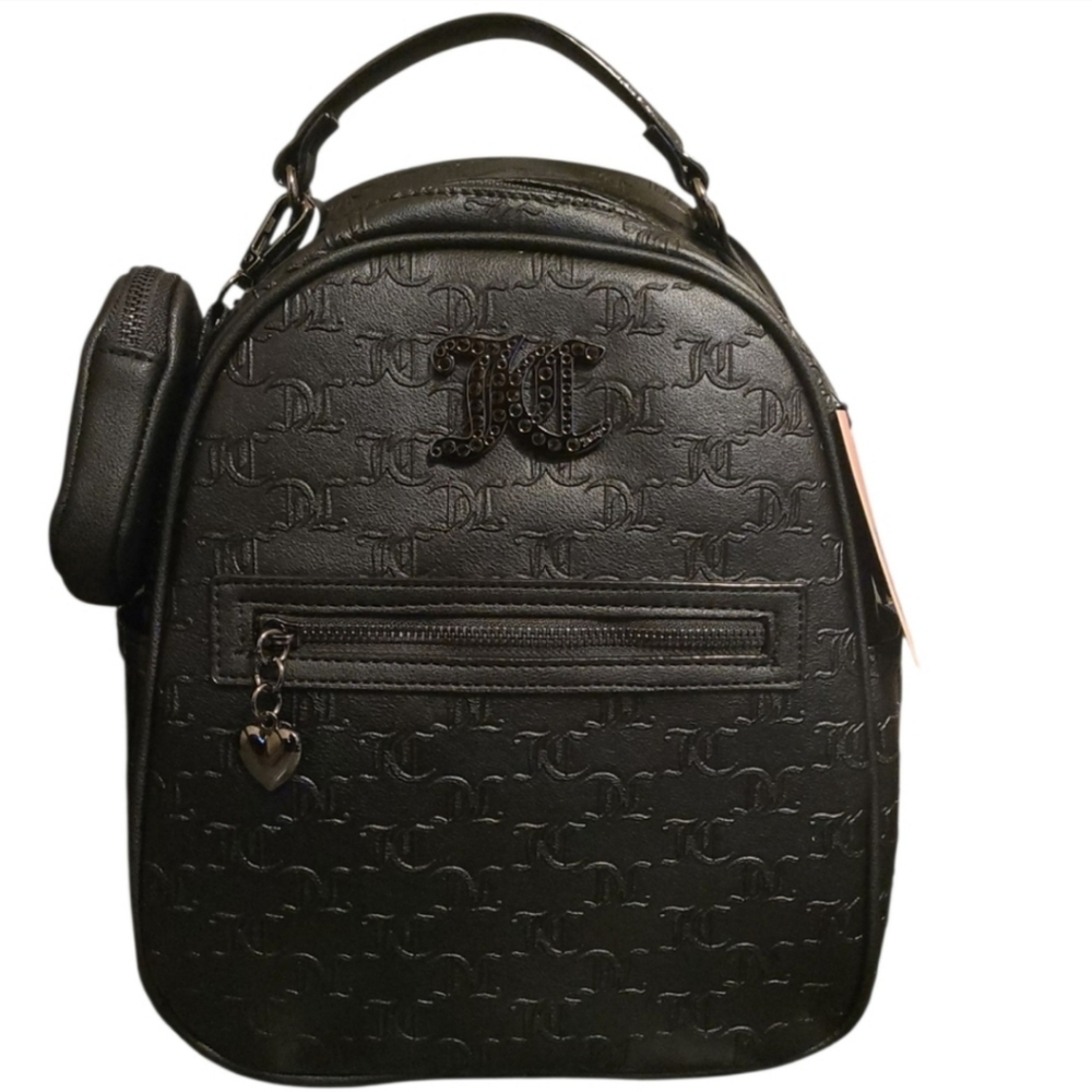 NWT Juicy Couture Black Embossed Weekender Travel Bag - Picture 16 of 16